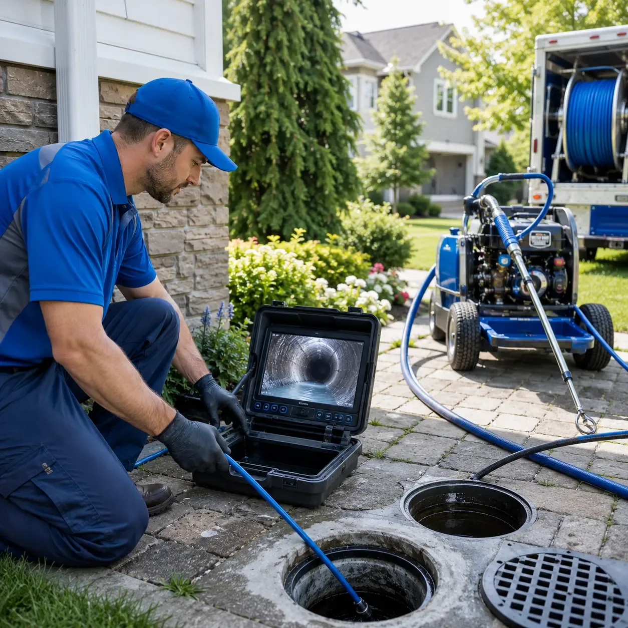 Outdoor drain cleaning professionals serving Pilgrim, KY
